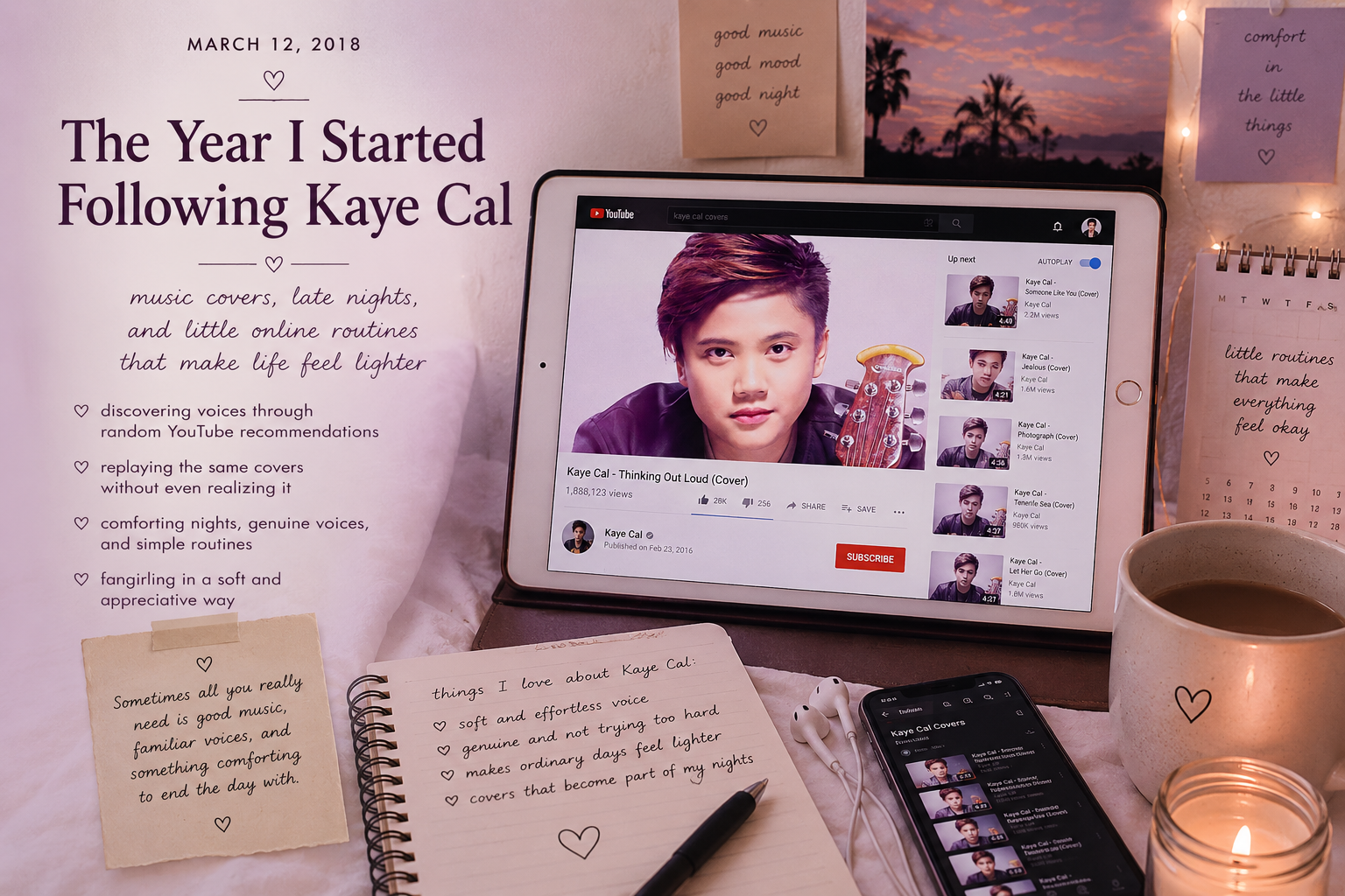 The Year I Started Following Kaye Cal