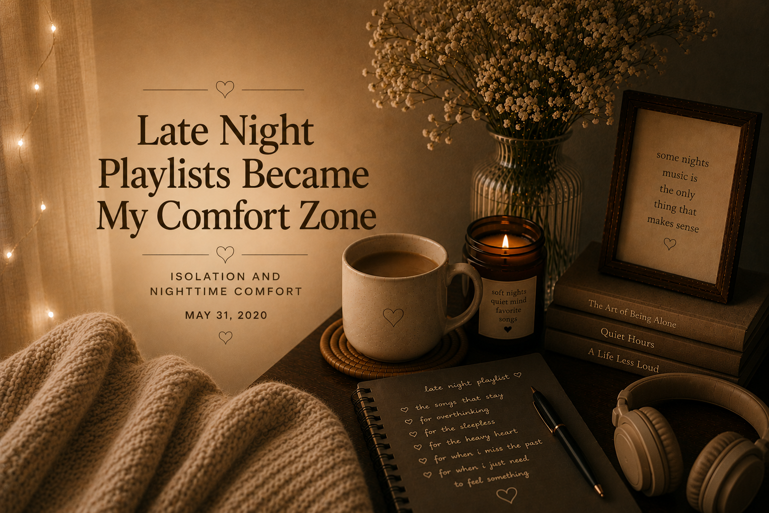 Late Night Playlists Became My Comfort Zone
