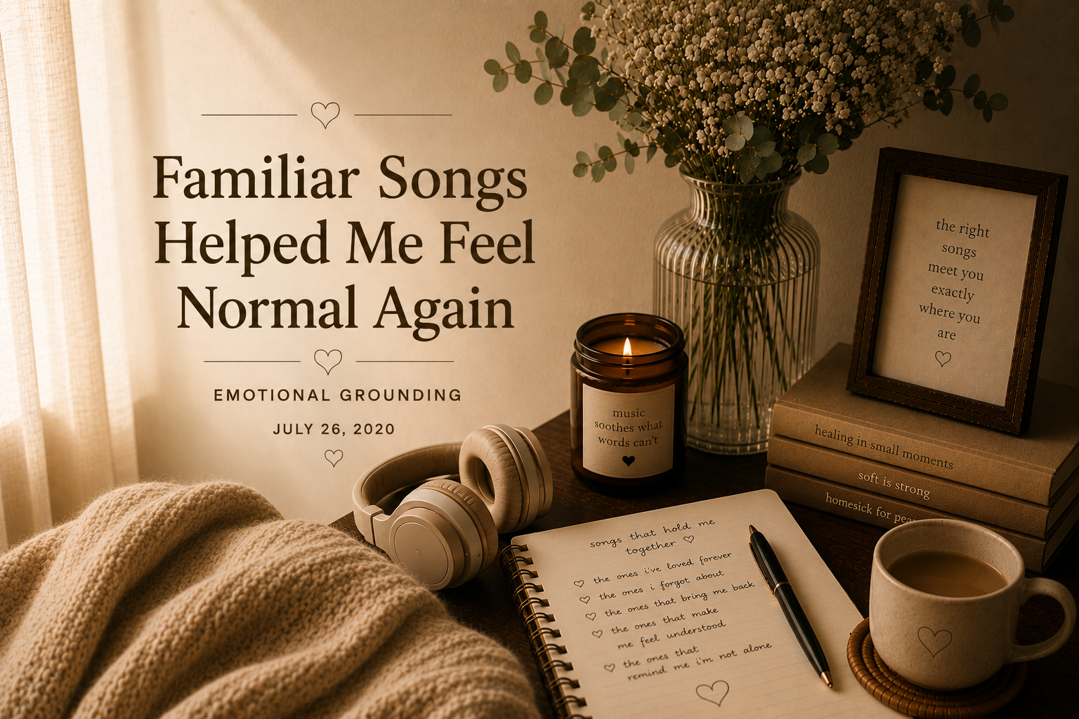 Familiar Songs Helped Me Feel Normal Again