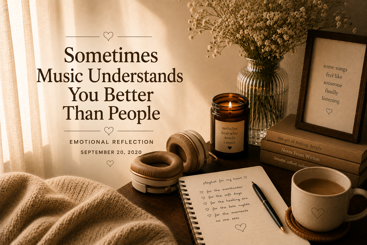 Sometimes Music Understands You Better Than People