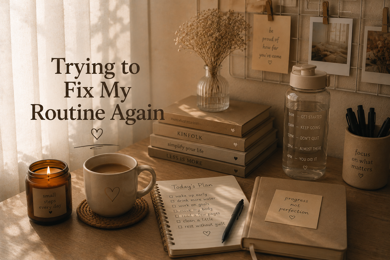 Trying to Fix My Routine Again