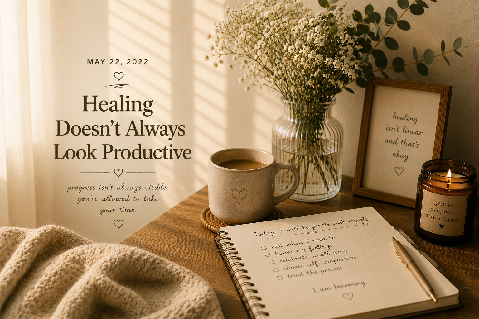 Healing Doesn’t Always Look Productive