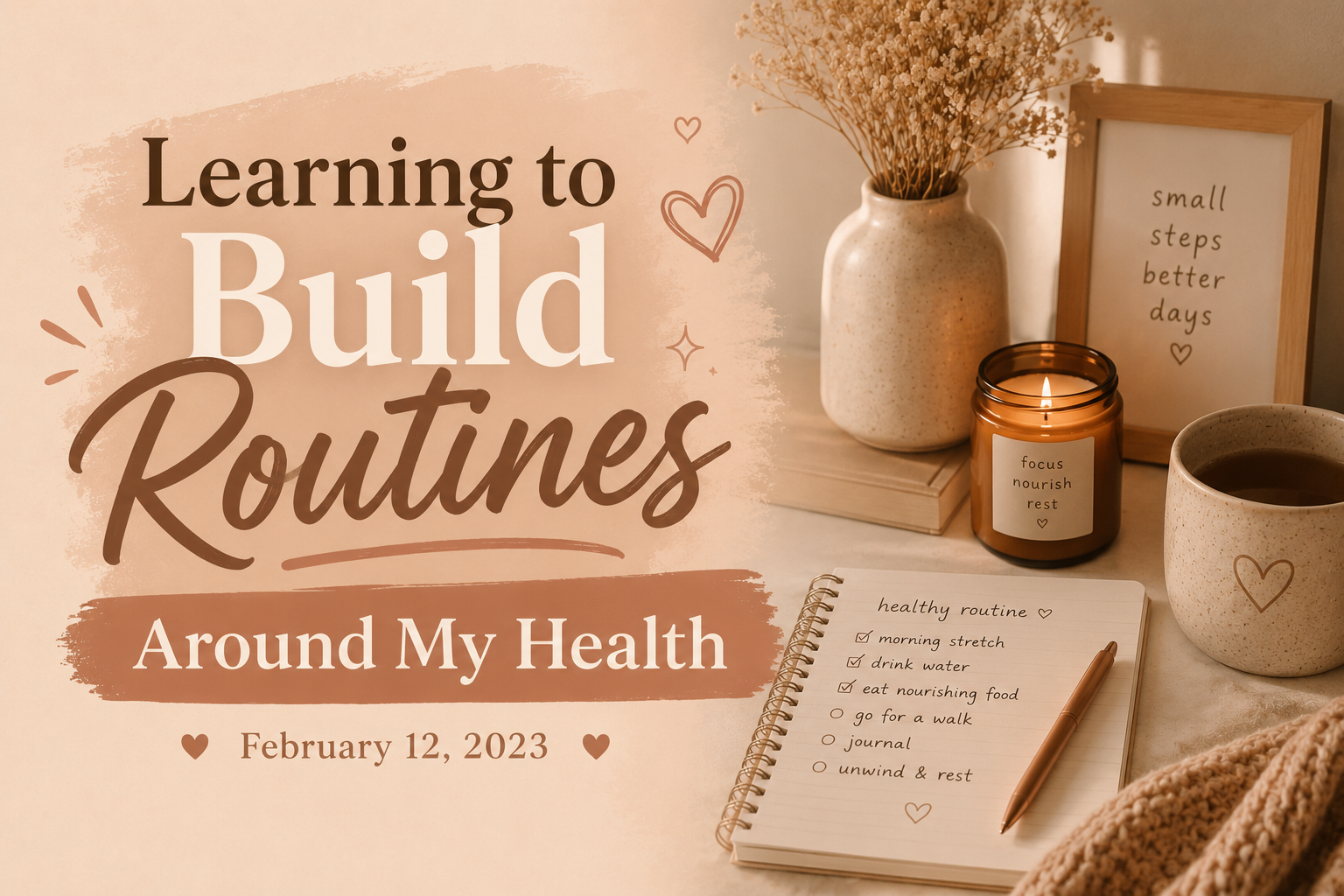 Learning to Build Routines Around My Health