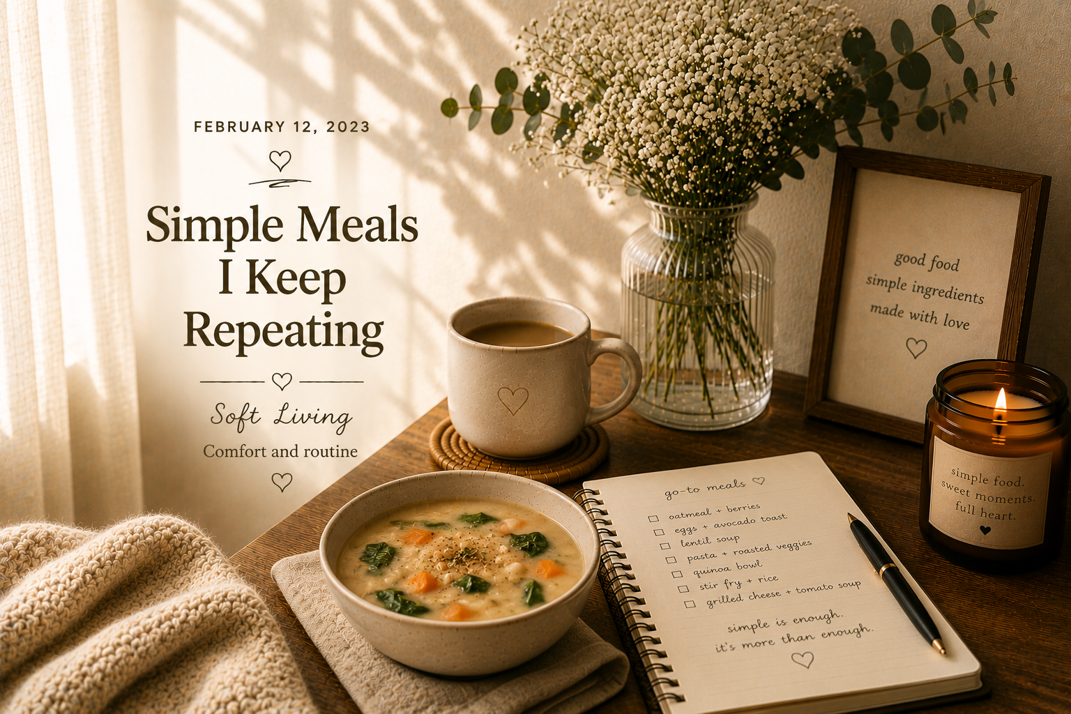 Simple Meals I Keep Repeating