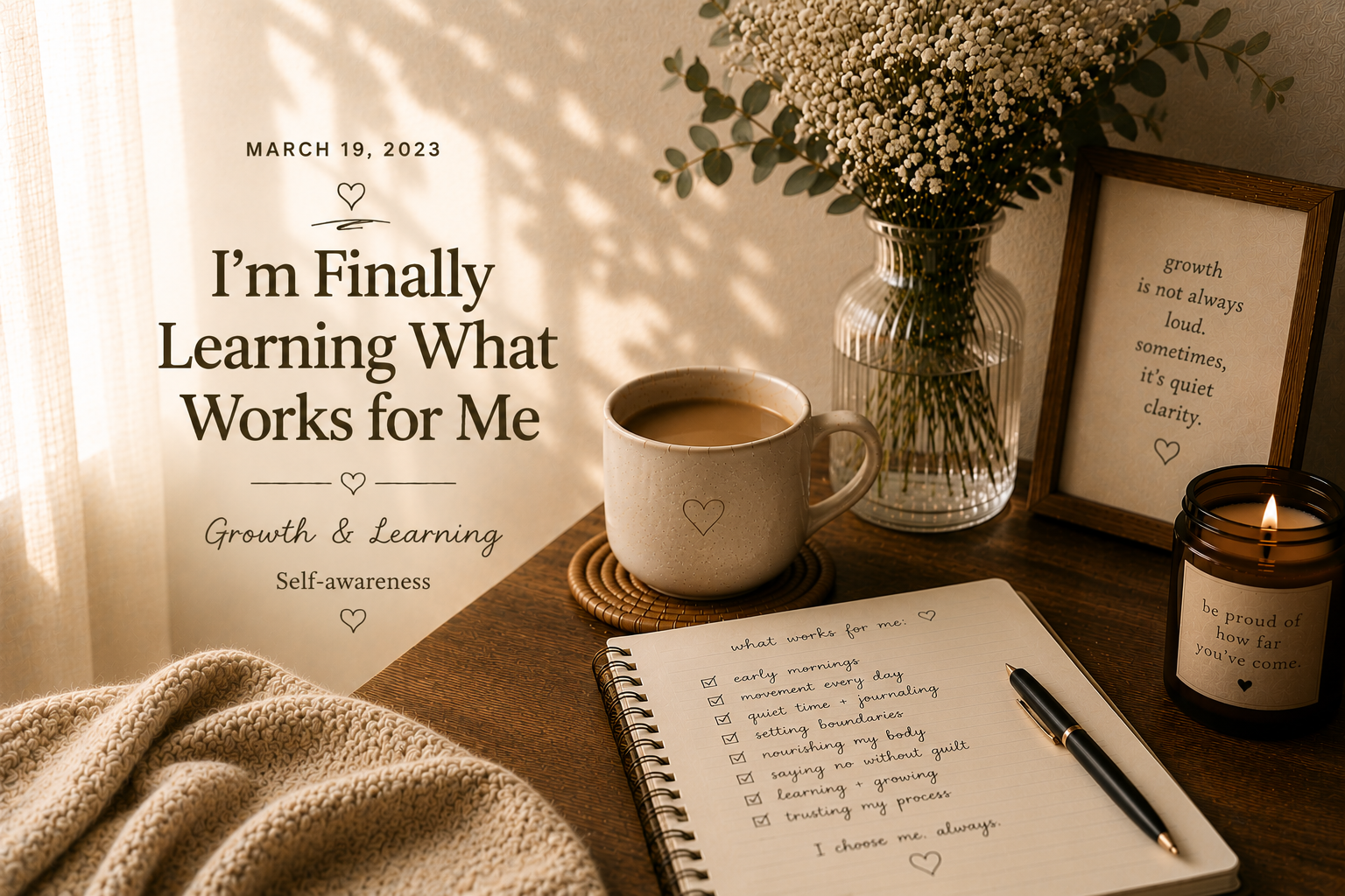 I’m Finally Learning What Works for Me