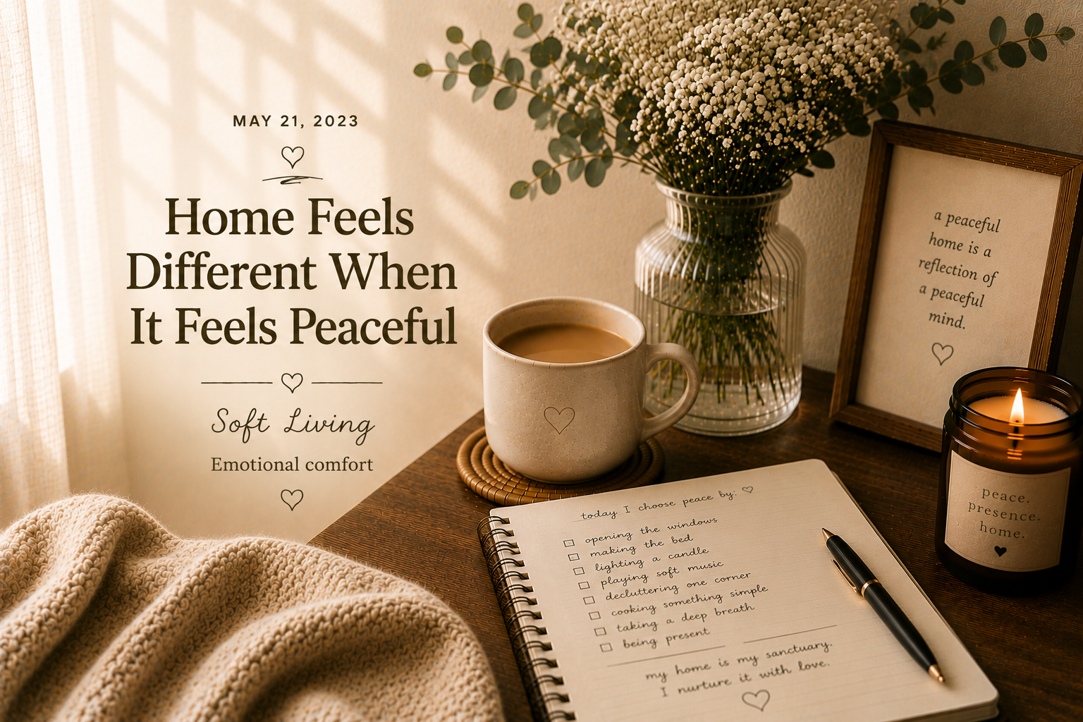 Home Feels Different When It Feels Peaceful