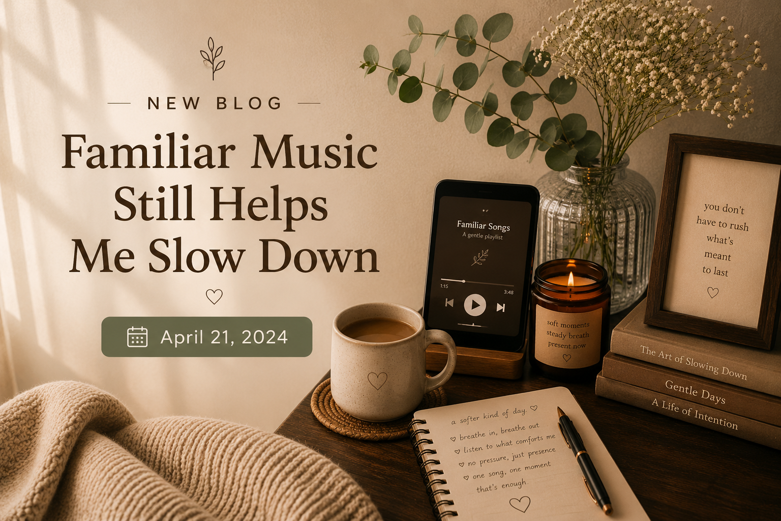 Familiar Music Still Helps Me Slow Down