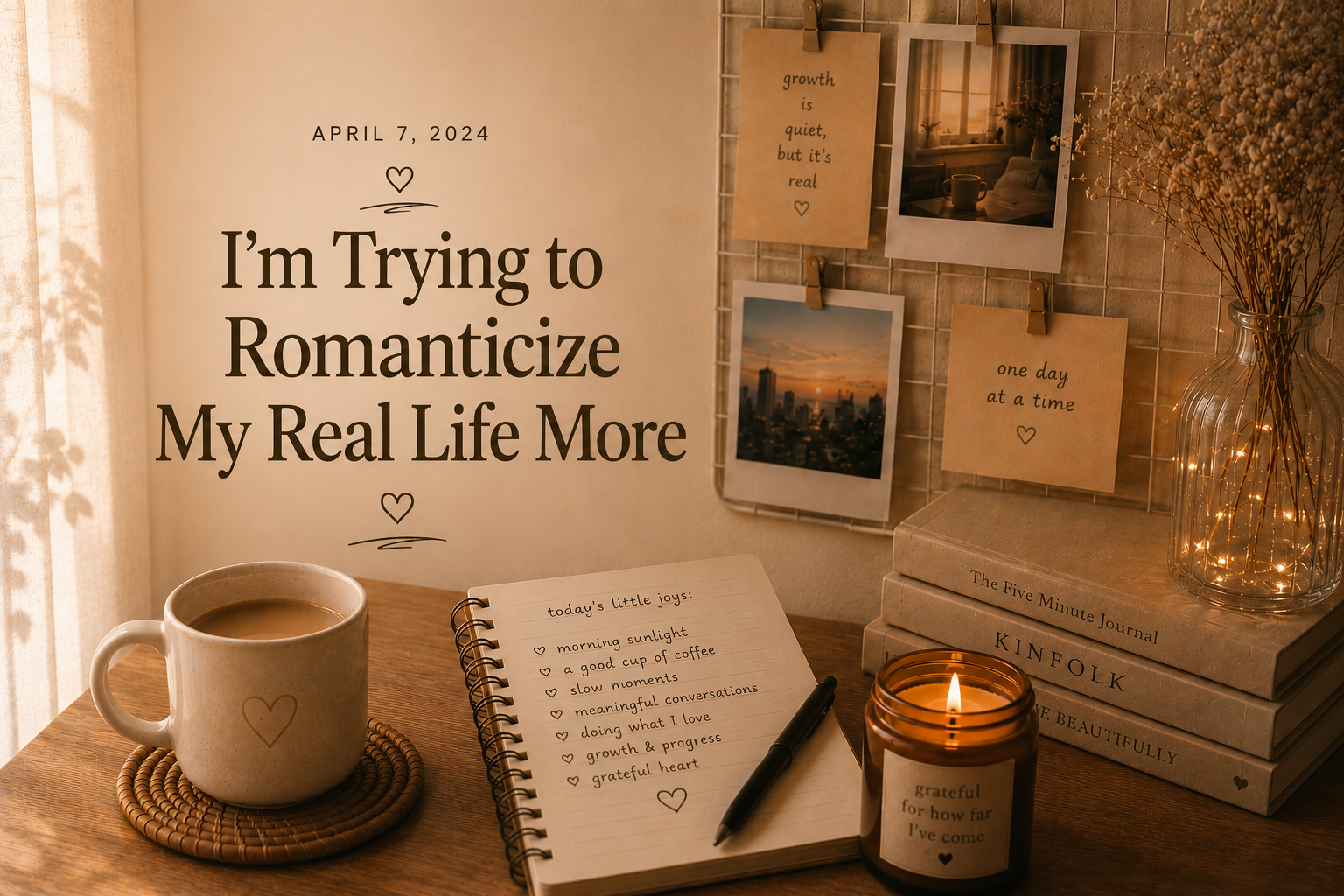 I’m Trying to Romanticize My Real Life More