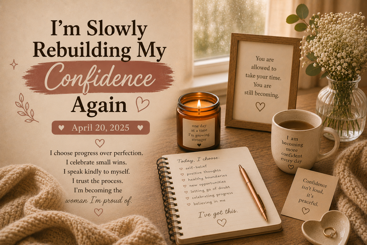 I’m Slowly Rebuilding My Confidence Again