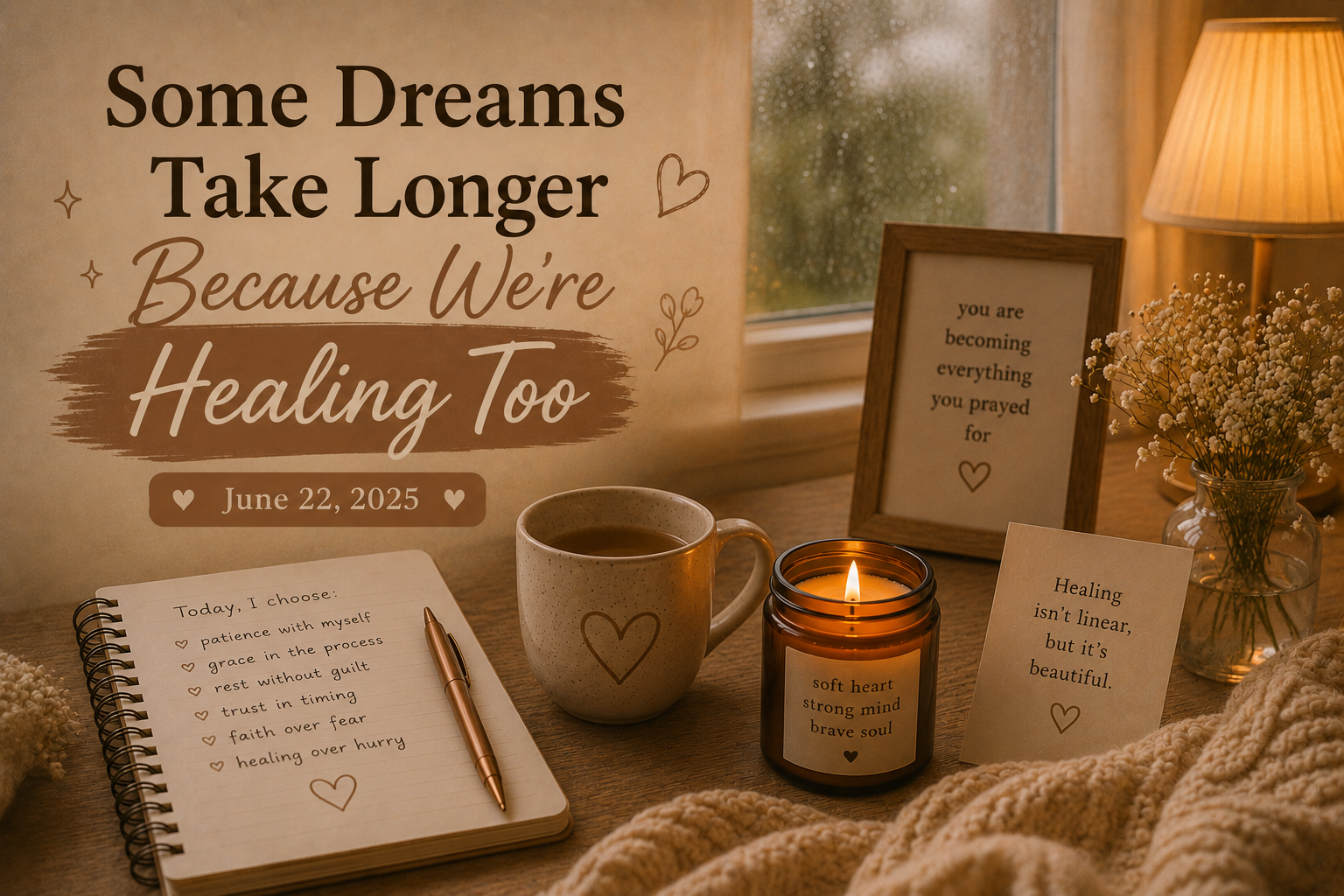 Some Dreams Take Longer Because We’re Healing Too