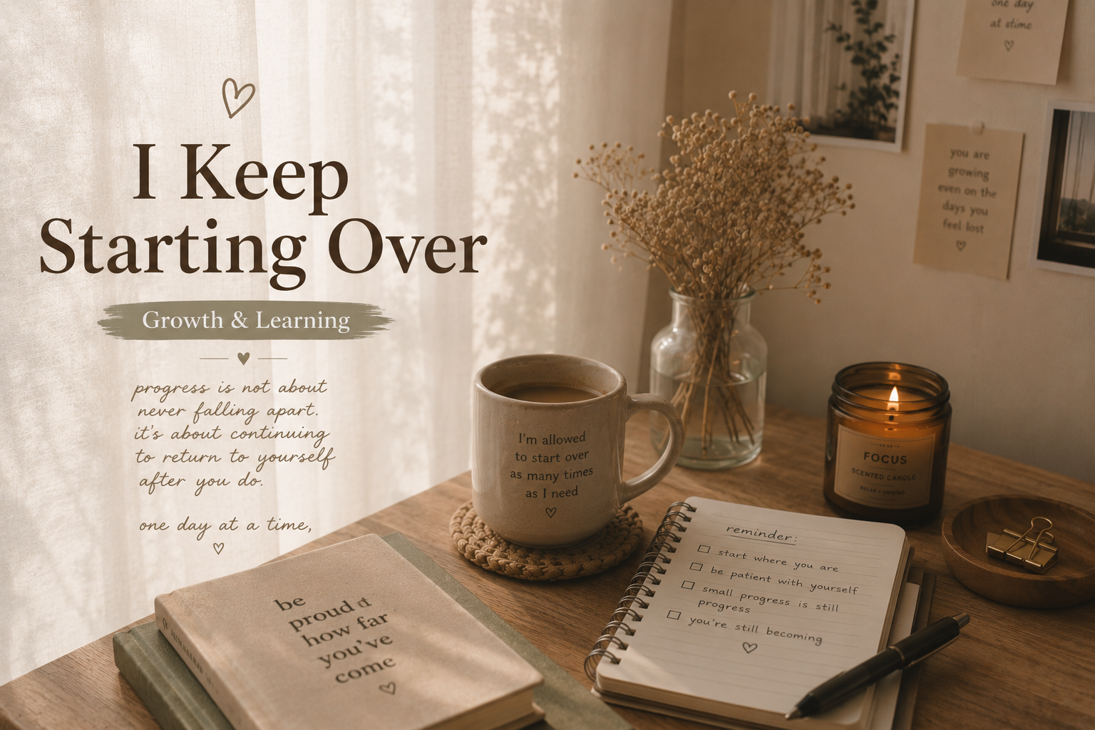 I Keep Starting Over