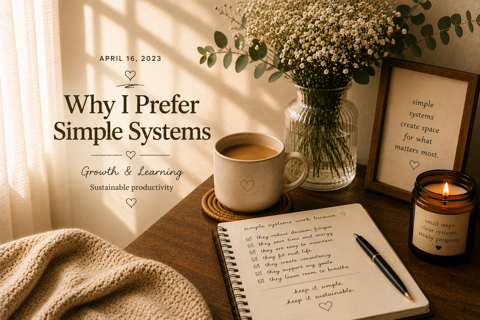 Why I Prefer Simple Systems